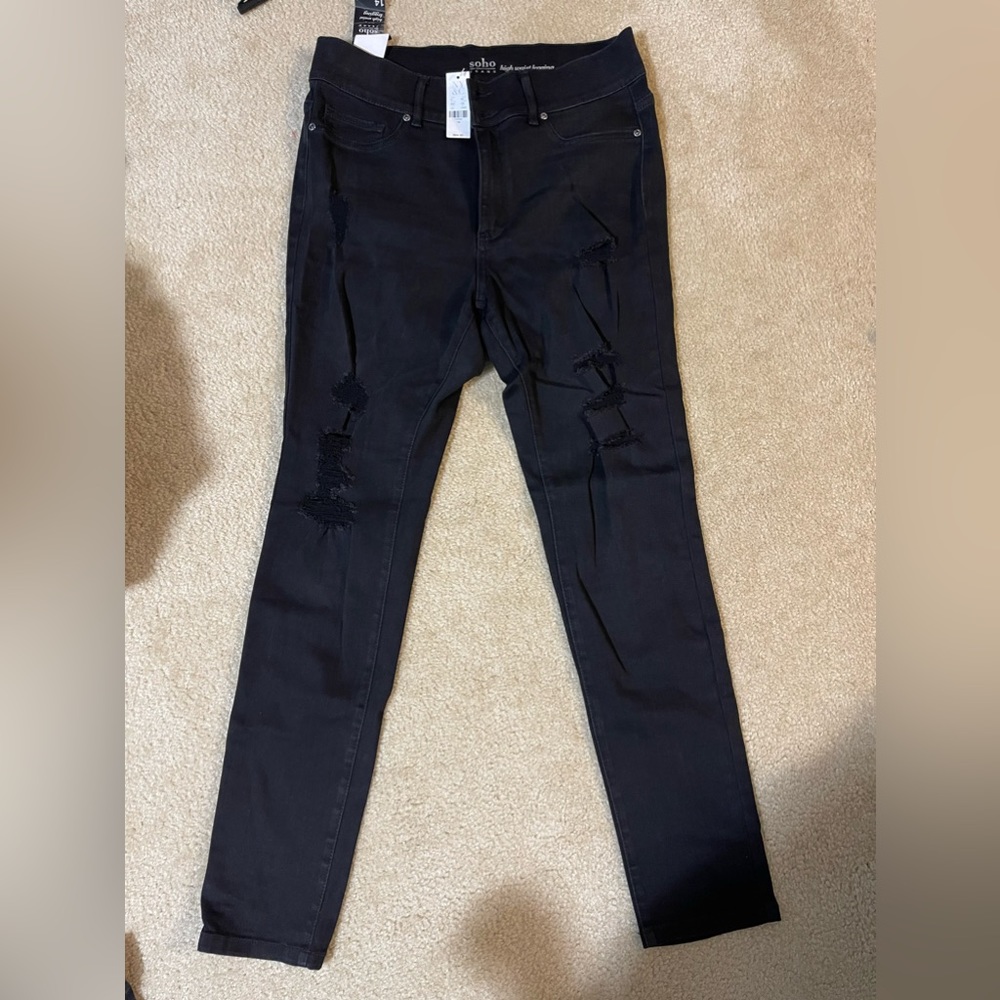 New York and Company Women’s High Waist Black Jean Legging